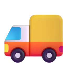 Delivery truck animated emoji