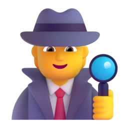 Detective animated emoji