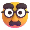 Disguised face 3D animated emoji