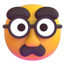 Disguised face animated emoji