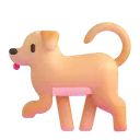 Dog 3D animated emoji