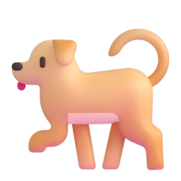 Dog animated emoji