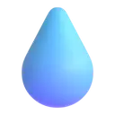 Droplet 3D animated emoji
