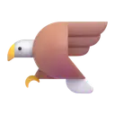 Eagle 3D animated emoji