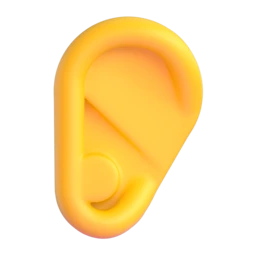 Ear animated emoji