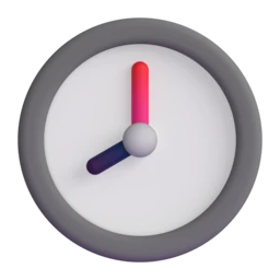 Eight o’clock animated emoji