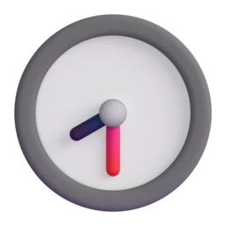 Eight-thirty animated emoji
