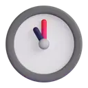 Eleven o’clock 3D animated emoji