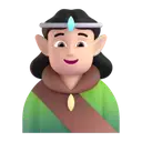Elf: light skin tone 3D animated emoji