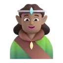 Elf: medium skin tone 3D animated emoji