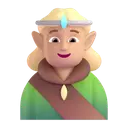 Elf: medium-light skin tone 3D animated emoji
