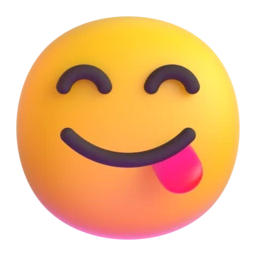 Face savoring food animated emoji