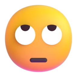 Face with rolling eyes animated emoji