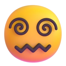 Face with spiral eyes animated emoji