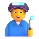 Factory worker 3D animated emoji