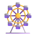 Ferris wheel 3D animated emoji