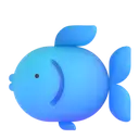 Fish 3D animated emoji