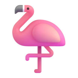 Flamingo animated emoji