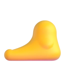 Foot animated emoji