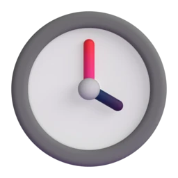 Four o’clock animated emoji