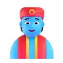 Genie 3D animated emoji