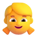 Girl 3D animated emoji