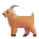 Goat 3D animated emoji
