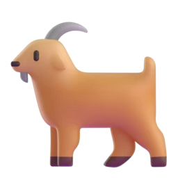 Goat animated emoji