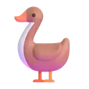 Goose 3D animated emoji