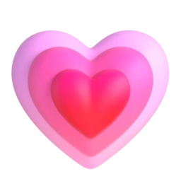 Growing heart animated emoji