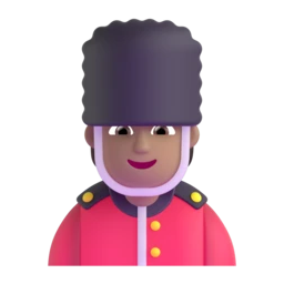 Guard: medium skin tone animated emoji