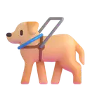 Guide dog 3D animated emoji