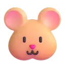 Hamster 3D animated emoji