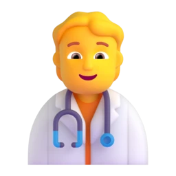 Health worker animated emoji