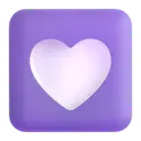 Heart decoration 3D animated emoji