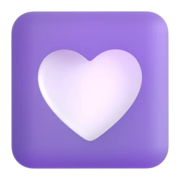 Heart decoration animated emoji