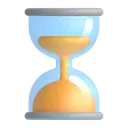 Hourglass done 3D animated emoji