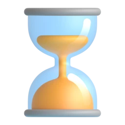 Hourglass done animated emoji