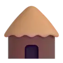 Hut 3D animated emoji