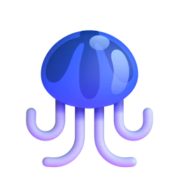 Jellyfish animated emoji