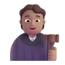 Judge: medium skin tone 3D animated emoji