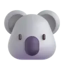 Koala 3D animated emoji