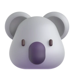 Koala animated emoji