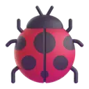 Lady beetle 3D animated emoji