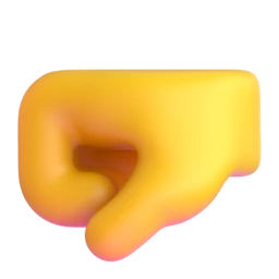 Left-facing fist animated emoji