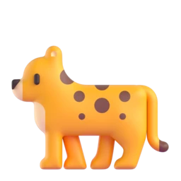 Leopard animated emoji