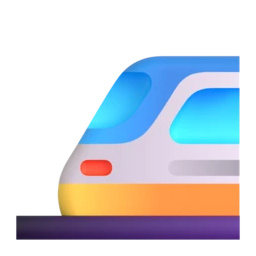 Light rail animated emoji