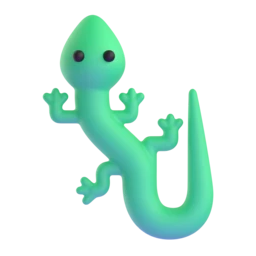 Lizard animated emoji