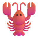 Lobster 3D animated emoji