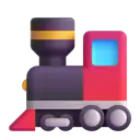 Locomotive 3D animated emoji